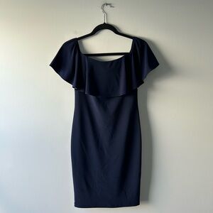 Frank Lyman navy blue dress